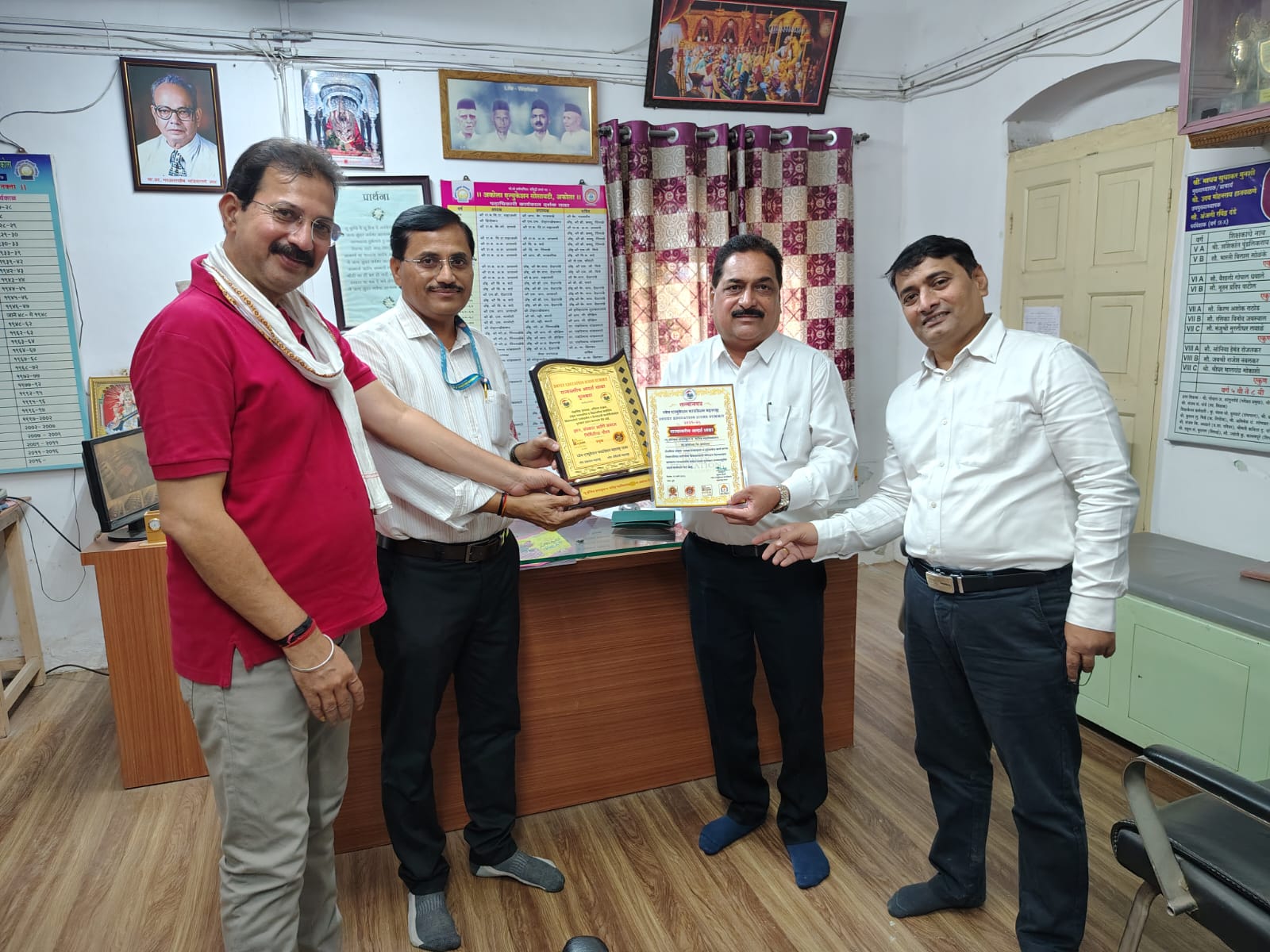 Adarsh School Award presentation